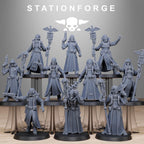GrimCorp Seers from StationForge/10 Miniatures +Gratis Bases