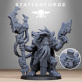 Orkaz Madman from StationForge/Wargame Miniature +Gratis Base