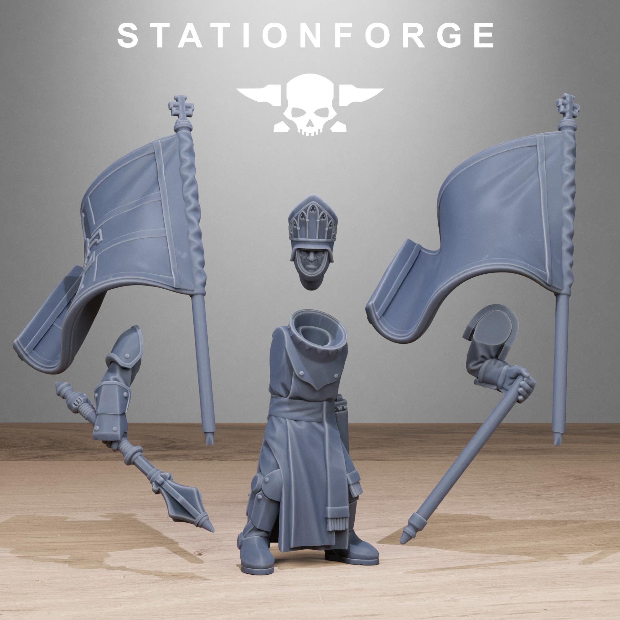 RoyalGuard Enforces from StationForge/10 Miniatures +Gratis Bases
