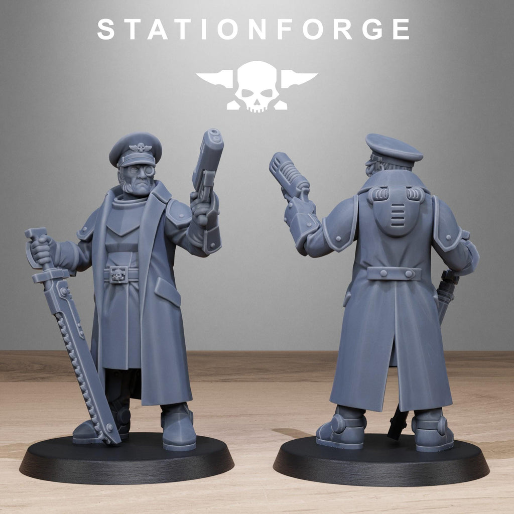 RoyalGuard Enforces from StationForge/10 Miniatures +Gratis Bases