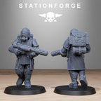 RoyalGuard Enforces from StationForge/10 Miniatures +Gratis Bases