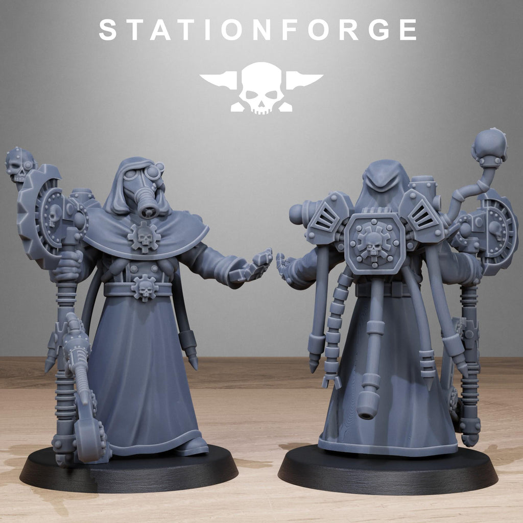 GrimGuard Tech Engineers from StationForge/10 Miniatures +Gratis Bases