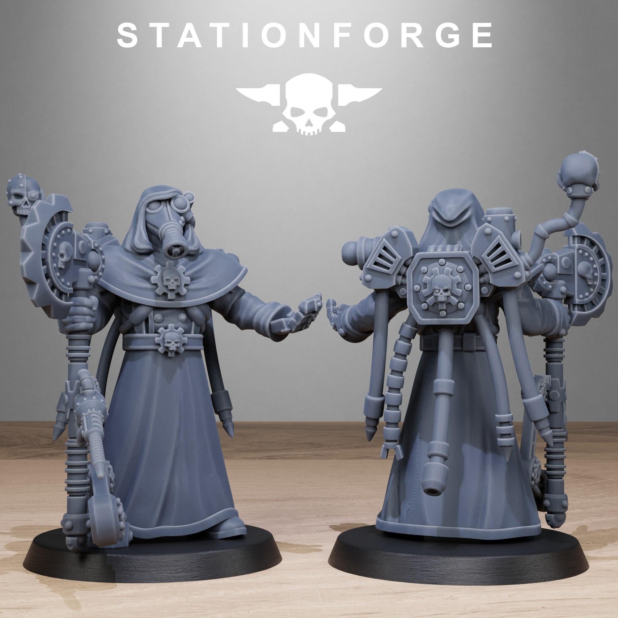 GrimGuard Tech Engineers from StationForge/10 Miniatures +Gratis Bases
