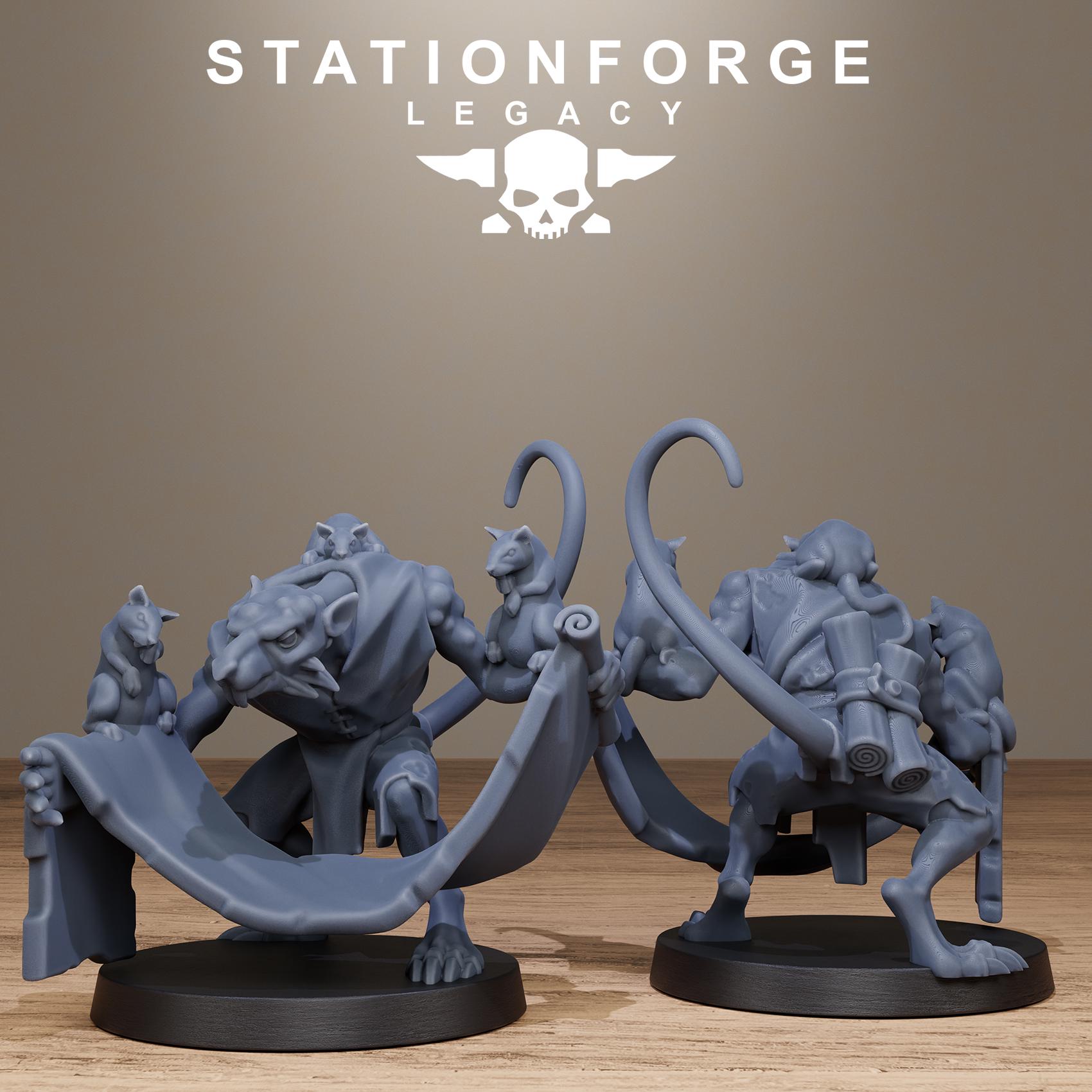 Rotfang Plague Bearers from StationForgeLegacy/10 Miniatures +Gratis Bases