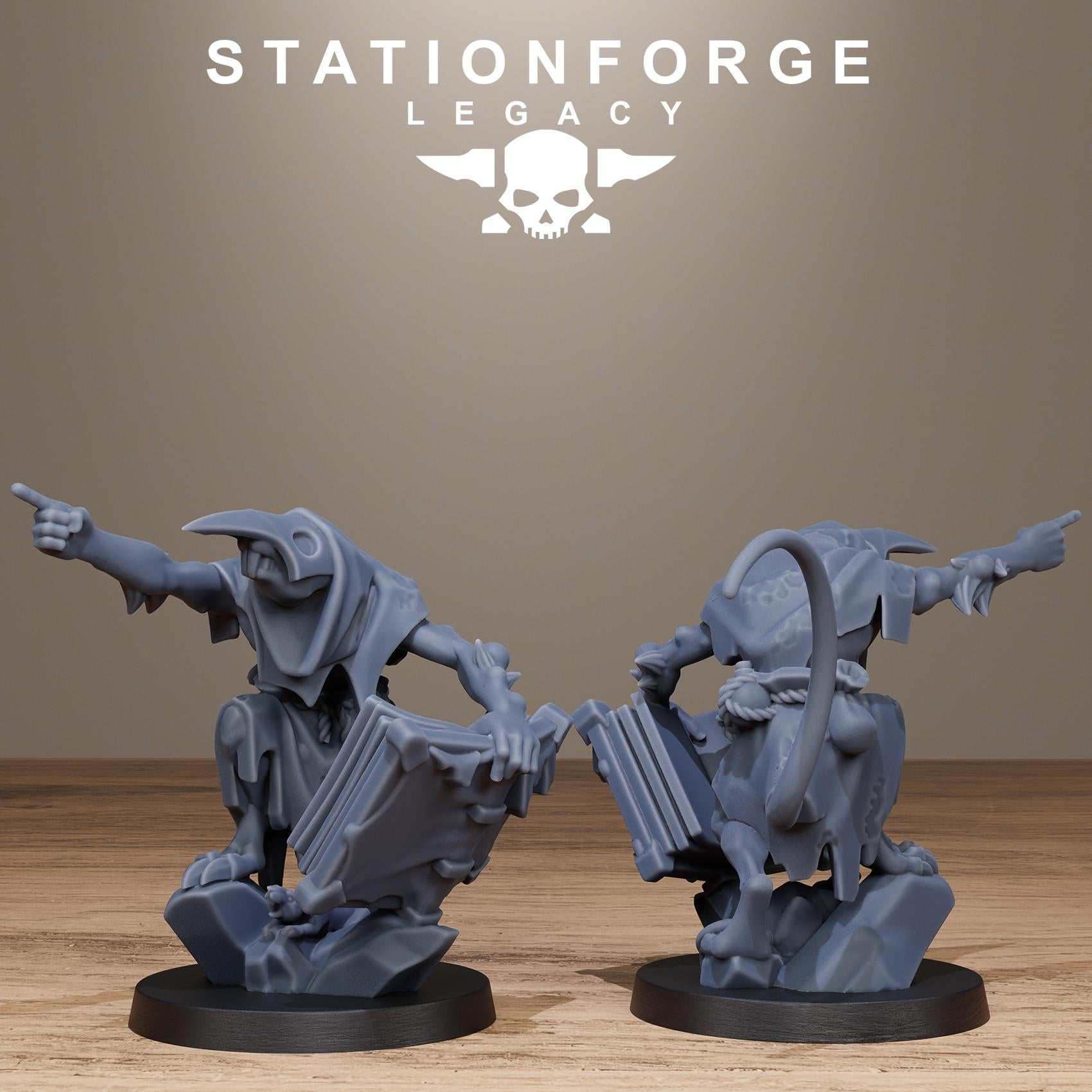 Rotfang Plague Bearers from StationForgeLegacy/10 Miniatures +Gratis Bases