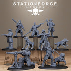 Thorncrest Hunters from StationForgeLegacy/10 Miniatures +Gratis Bases