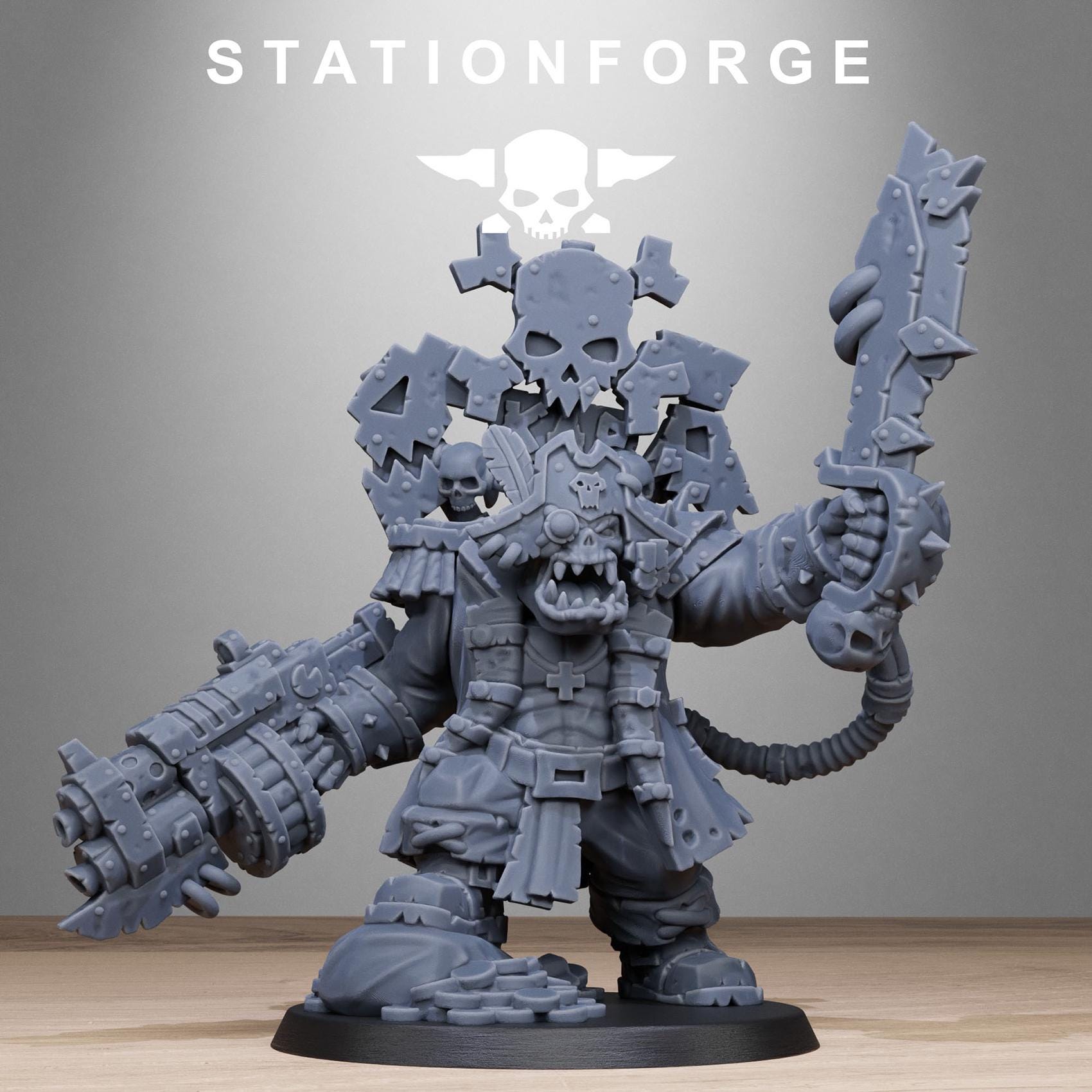 Orkaz_Pirate from StationForge/Wargame Miniature+ Gratis Base