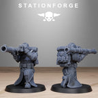 GrimGuard Rocketeers from StationForge/10 Wargame Miniatures +Gratis Bases