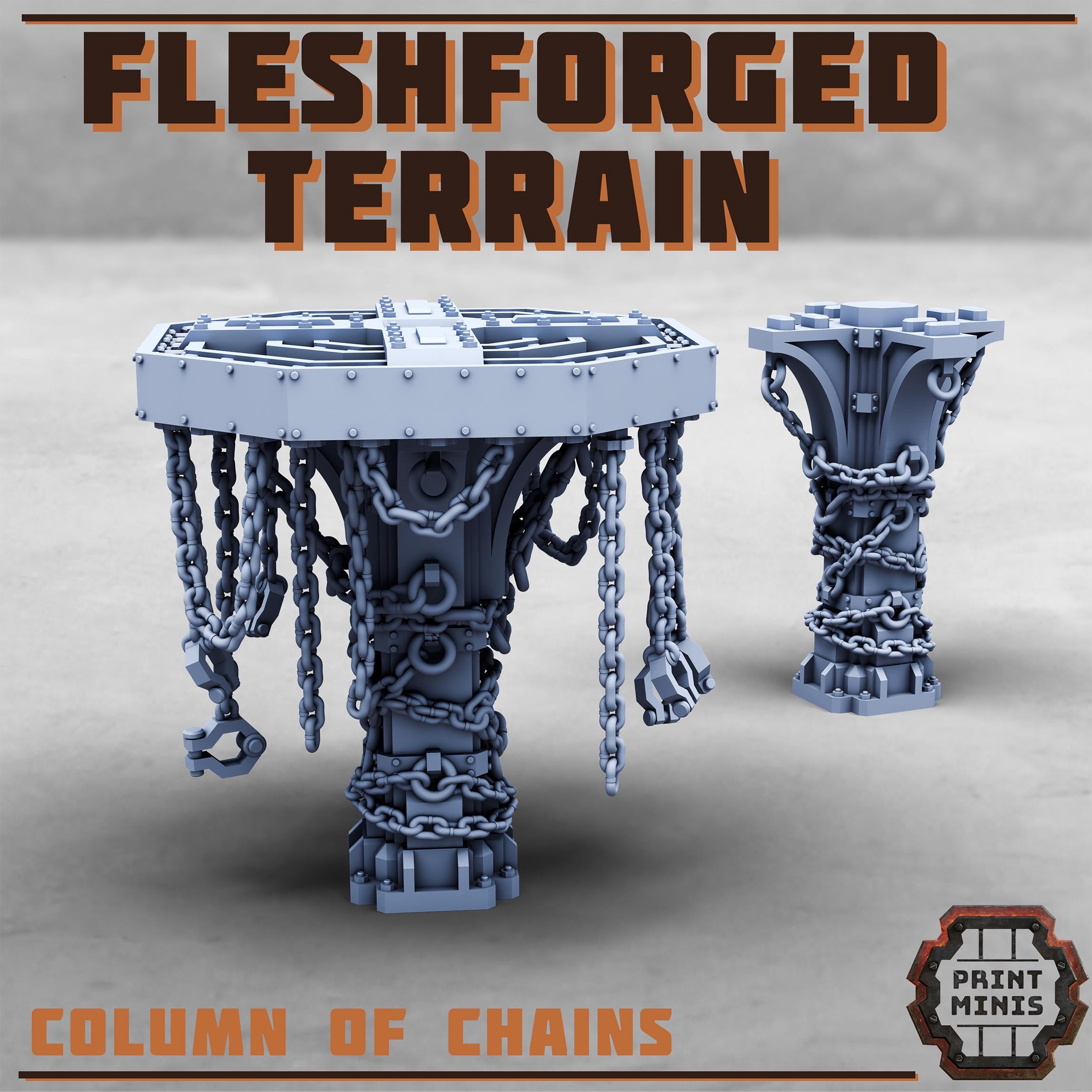 Fleshforged Gang Traps full Set from PrintMinis