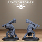 Bogkin Infantry from StationForgeLegacy/10 Miniatures +Gratis Bases