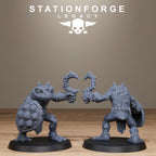 Bogkin Infantry from StationForgeLegacy/10 Miniatures +Gratis Bases