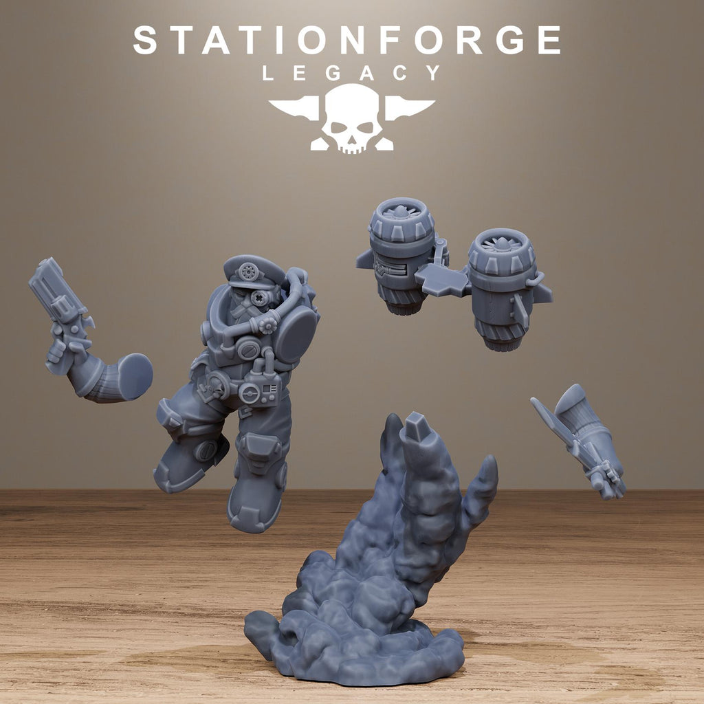 Ironvale Skyreapers from StationForgeLegacy/10 Miniatures +Gratis Bases