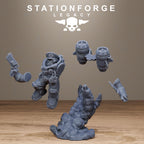 Ironvale Skyreapers from StationForgeLegacy/10 Miniatures +Gratis Bases