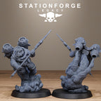 Ironvale Skyreapers from StationForgeLegacy/10 Miniatures +Gratis Bases