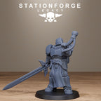 Solaris Greatswordsmen from StationForgeLegacy/10 Miniatures +Gratis Bases