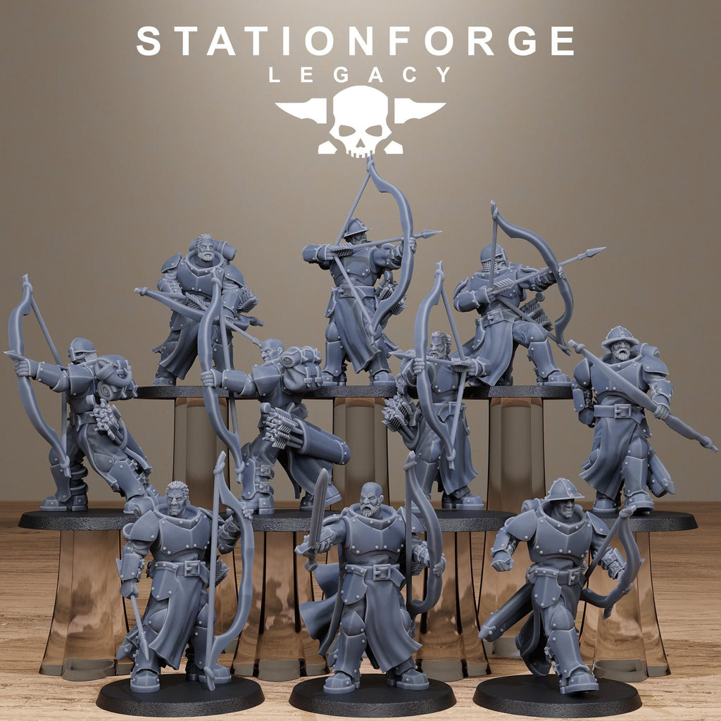 Solaris Archers from StationForgeLegacy/10 Miniatures +Gratis Bases