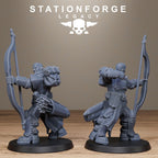 Solaris Archers from StationForgeLegacy/10 Miniatures +Gratis Bases