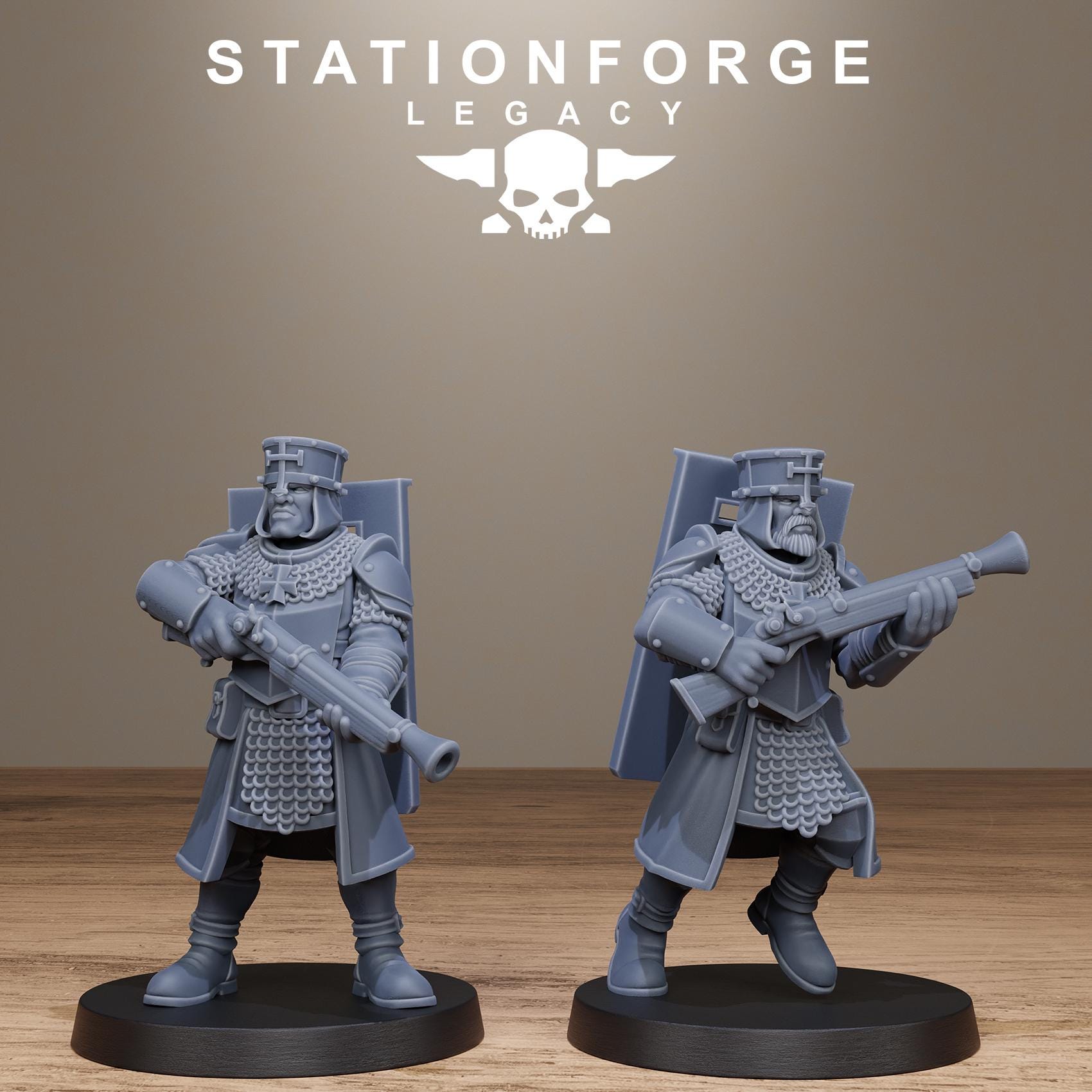 Thorncrest Blastmen from StationForgeLegacy/10 Miniatures +Gratis Bases