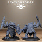 Bogkin Heavies from StationForgeLegacy/10 Miniatures +Gratis Bases