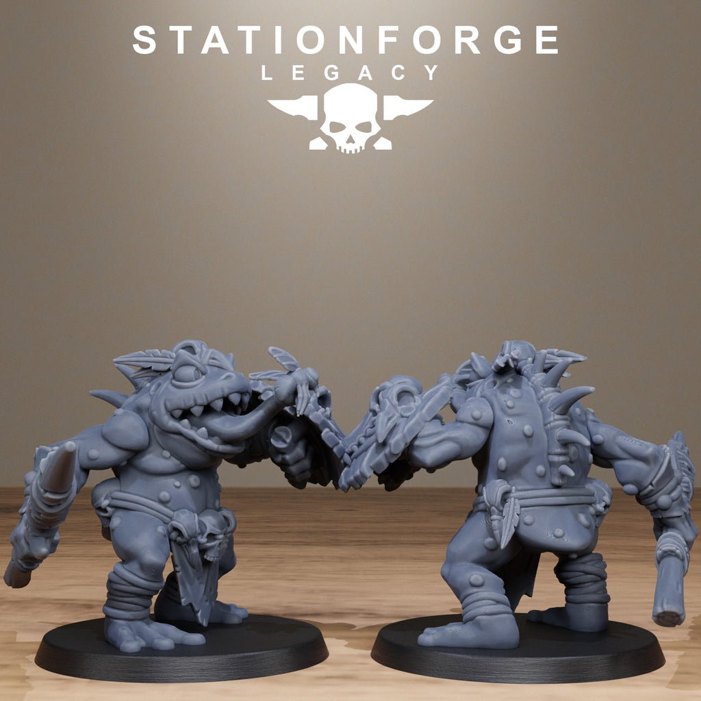 Bogkin Heavies from StationForgeLegacy/10 Miniatures +Gratis Bases