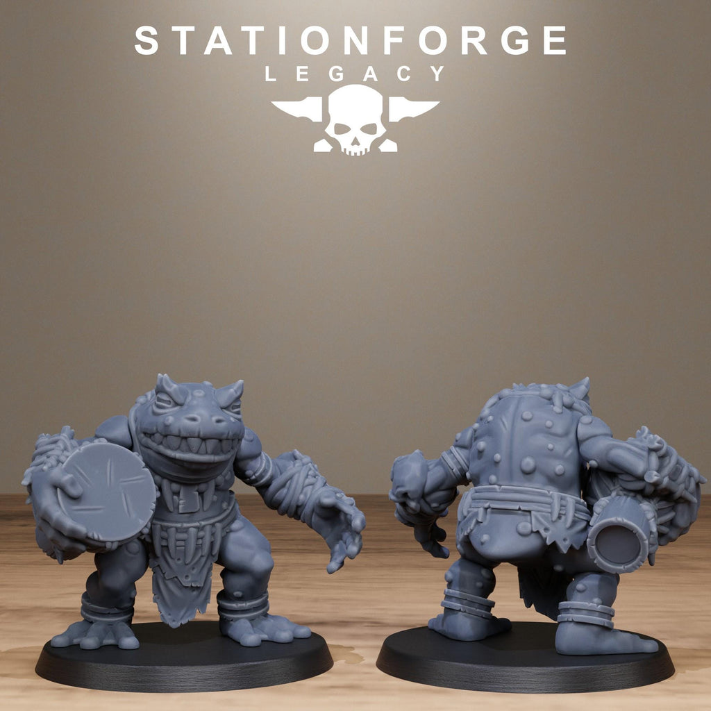 Bogkin Heavies from StationForgeLegacy/10 Miniatures +Gratis Bases