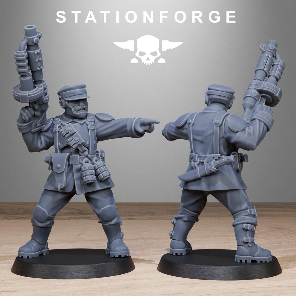 FreeGuard Infantry from StationForge/10 Miniatures +Gratis Bases