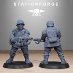 FreeGuard Infantry from StationForge/10 Miniatures +Gratis Bases