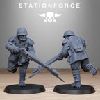 FreeGuard Infantry from StationForge/10 Miniatures +Gratis Bases