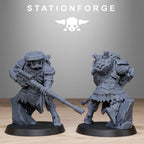 Scavenger Sniperrs from StationForge/10 Miniatures +Gratis Bases