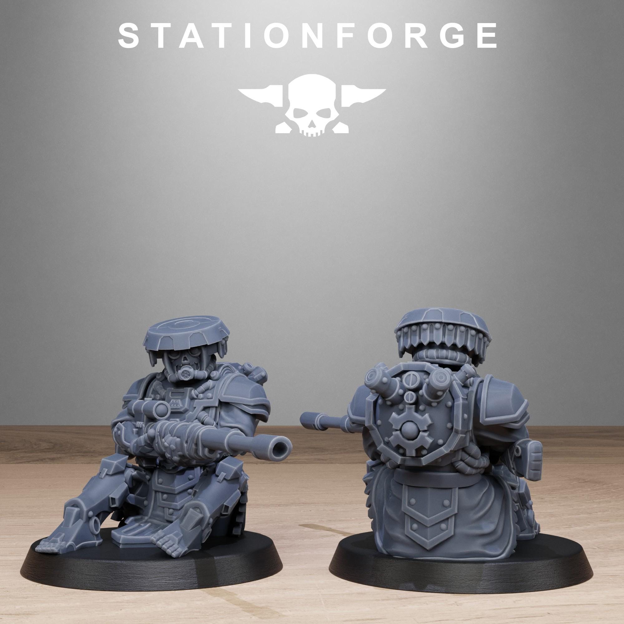 Scavenger Sniperrs from StationForge/10 Miniatures +Gratis Bases