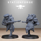 Scavenger Sniperrs from StationForge/10 Miniatures +Gratis Bases