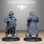 GrimGuard Flamers from StationForge/10 Miniatures +Gratis Bases
