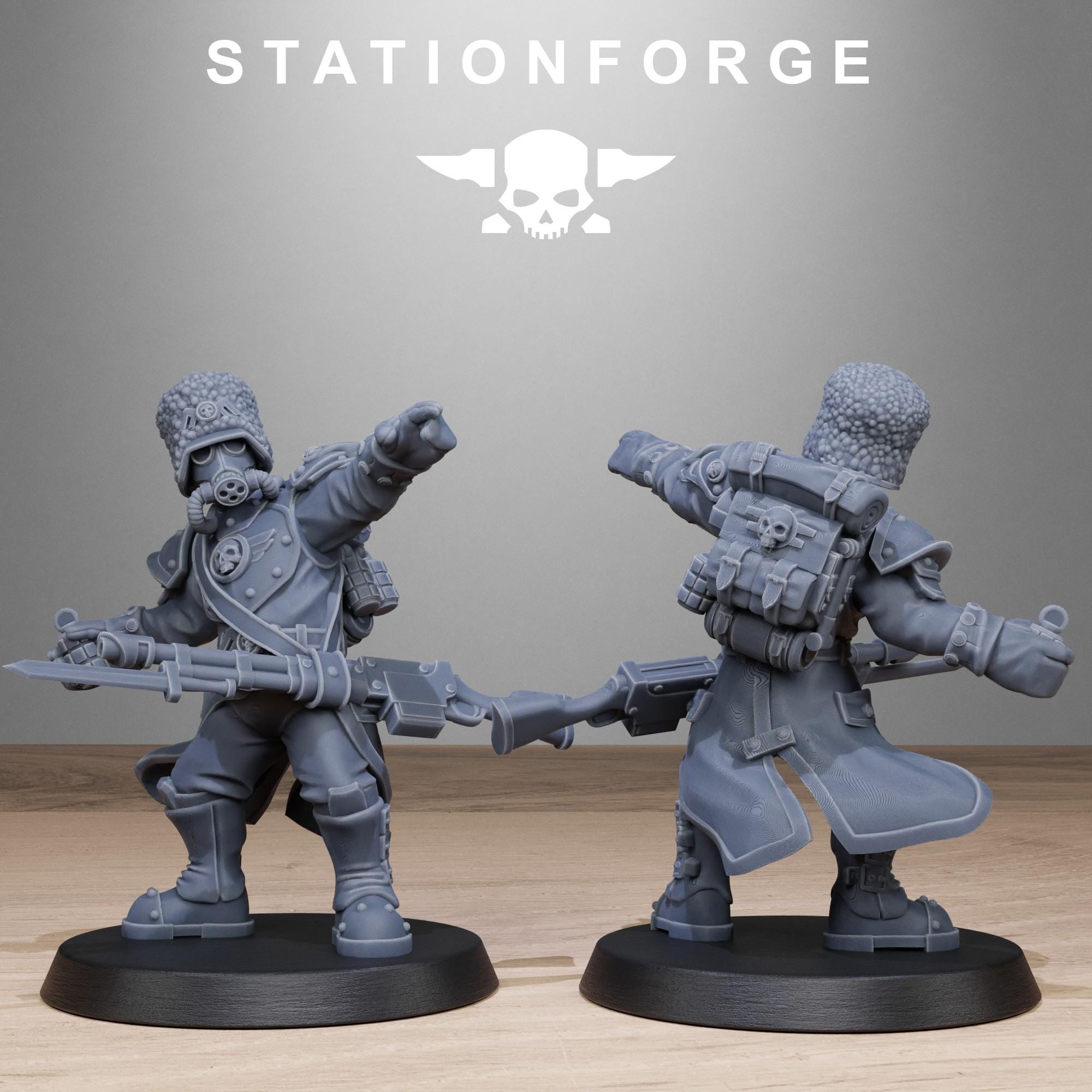 GrimGuard Royals from StationForge/10 Miniatures +Gratis Bases
