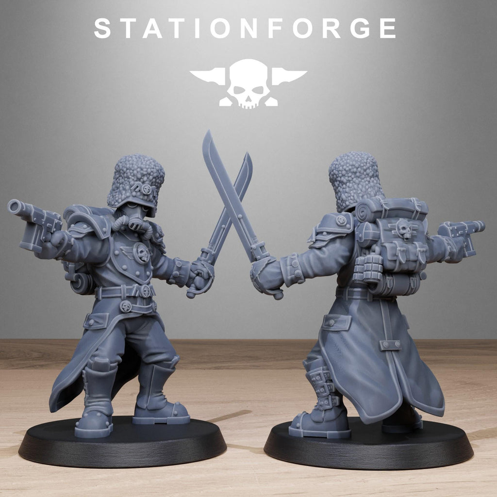 GrimGuard Royals from StationForge/10 Miniatures +Gratis Bases