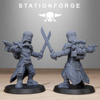 GrimGuard Royals from StationForge/10 Miniatures +Gratis Bases