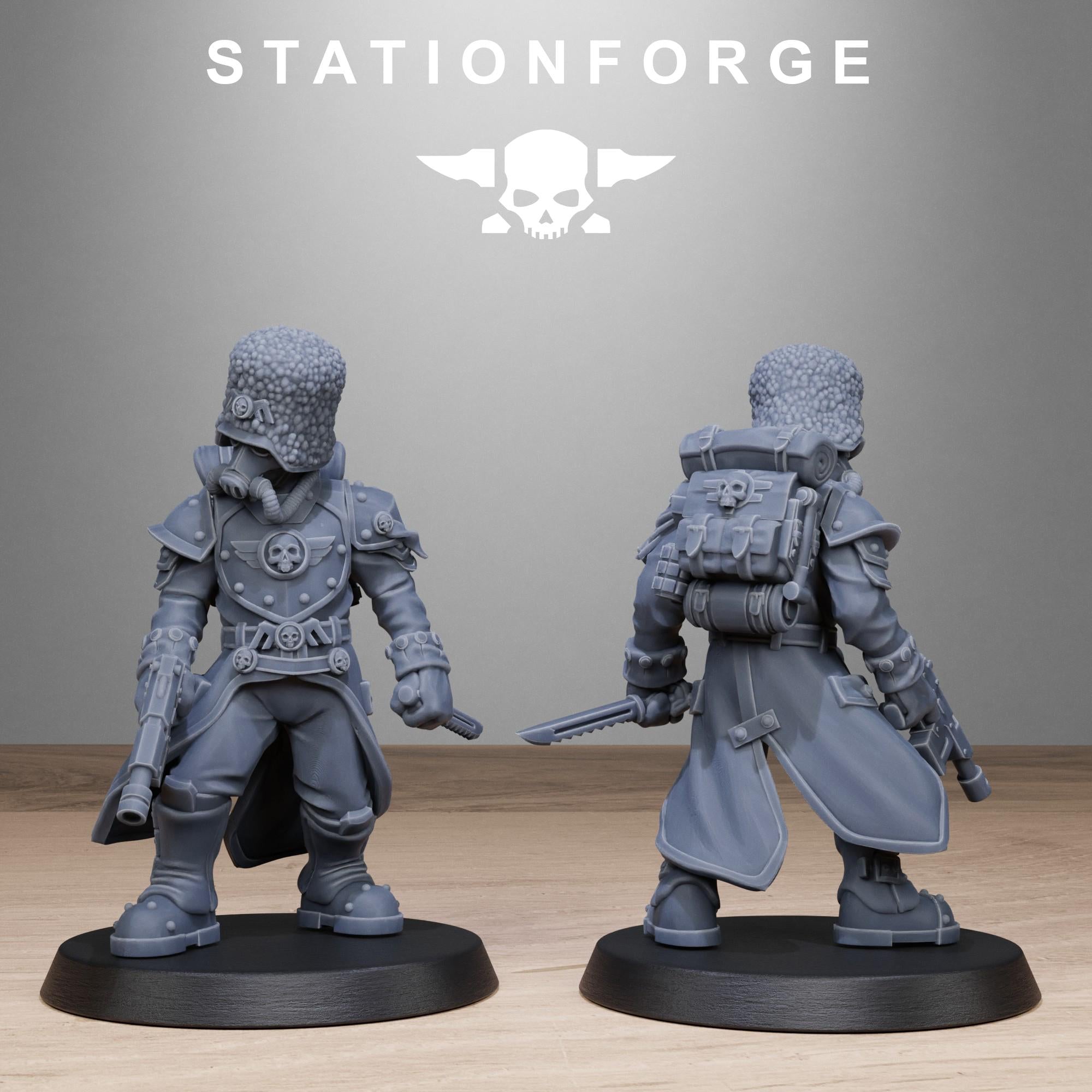 GrimGuard Royals from StationForge/10 Miniatures +Gratis Bases
