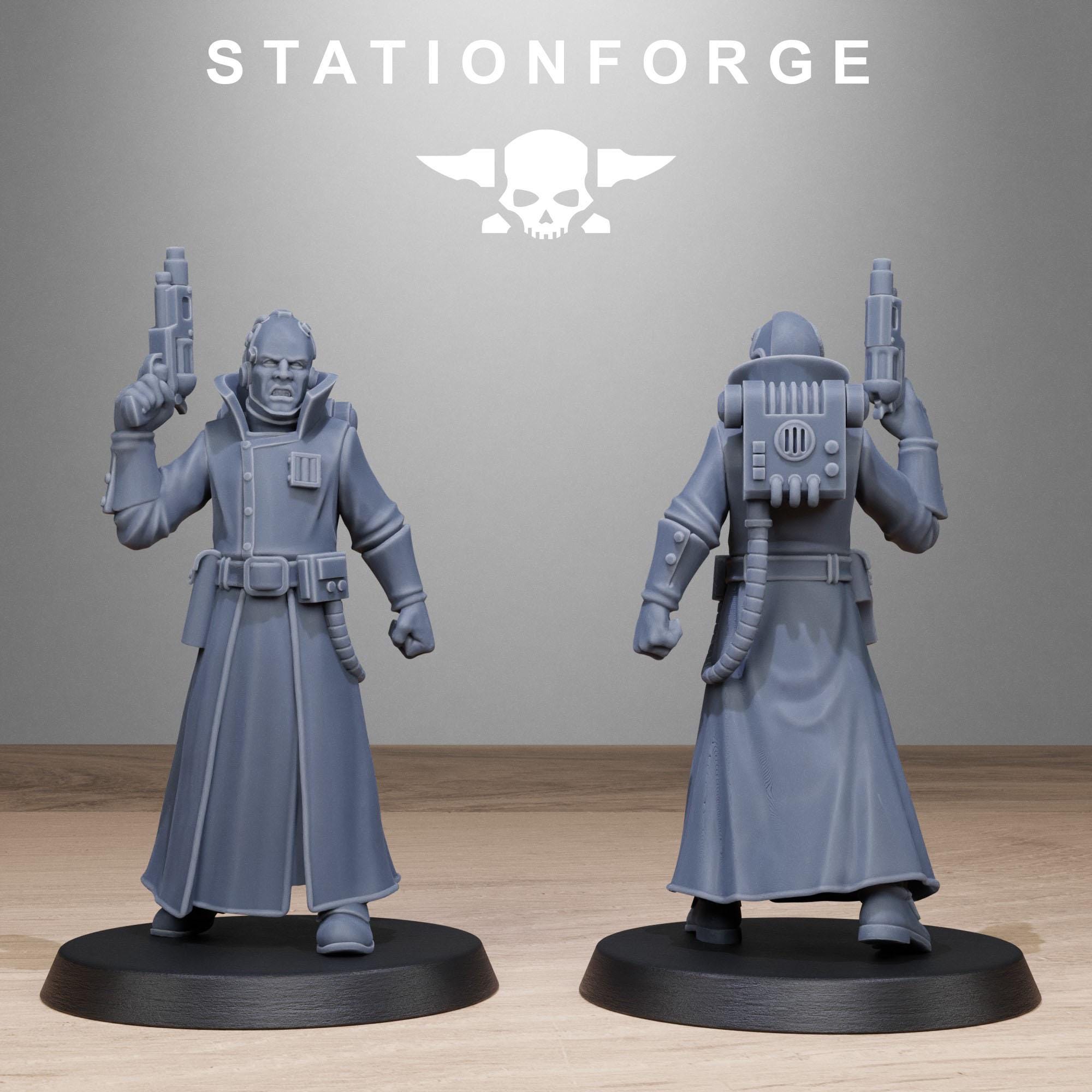 GrimCorp Seers from StationForge/10 Miniatures +Gratis Bases