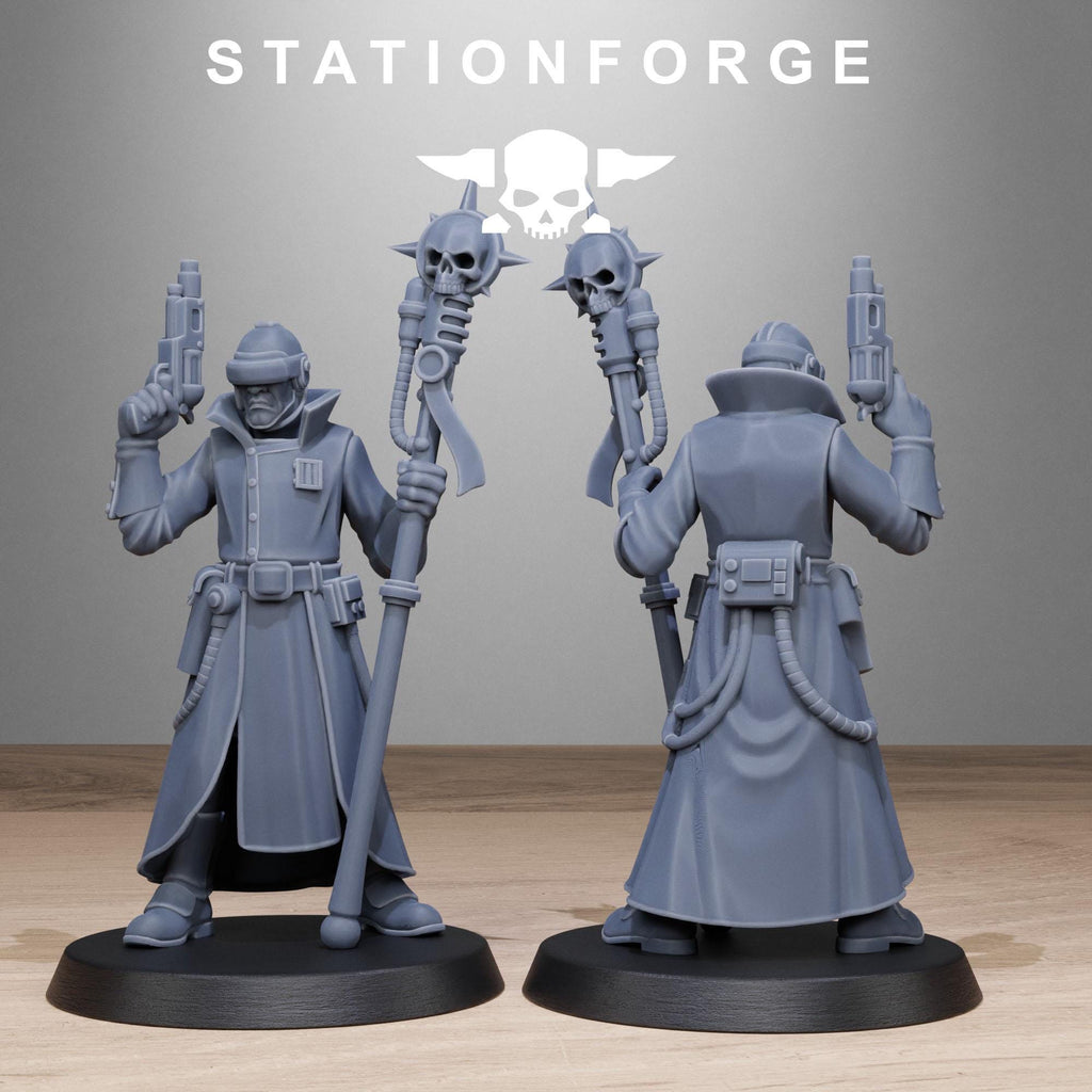 GrimCorp Seers from StationForge/10 Miniatures +Gratis Bases