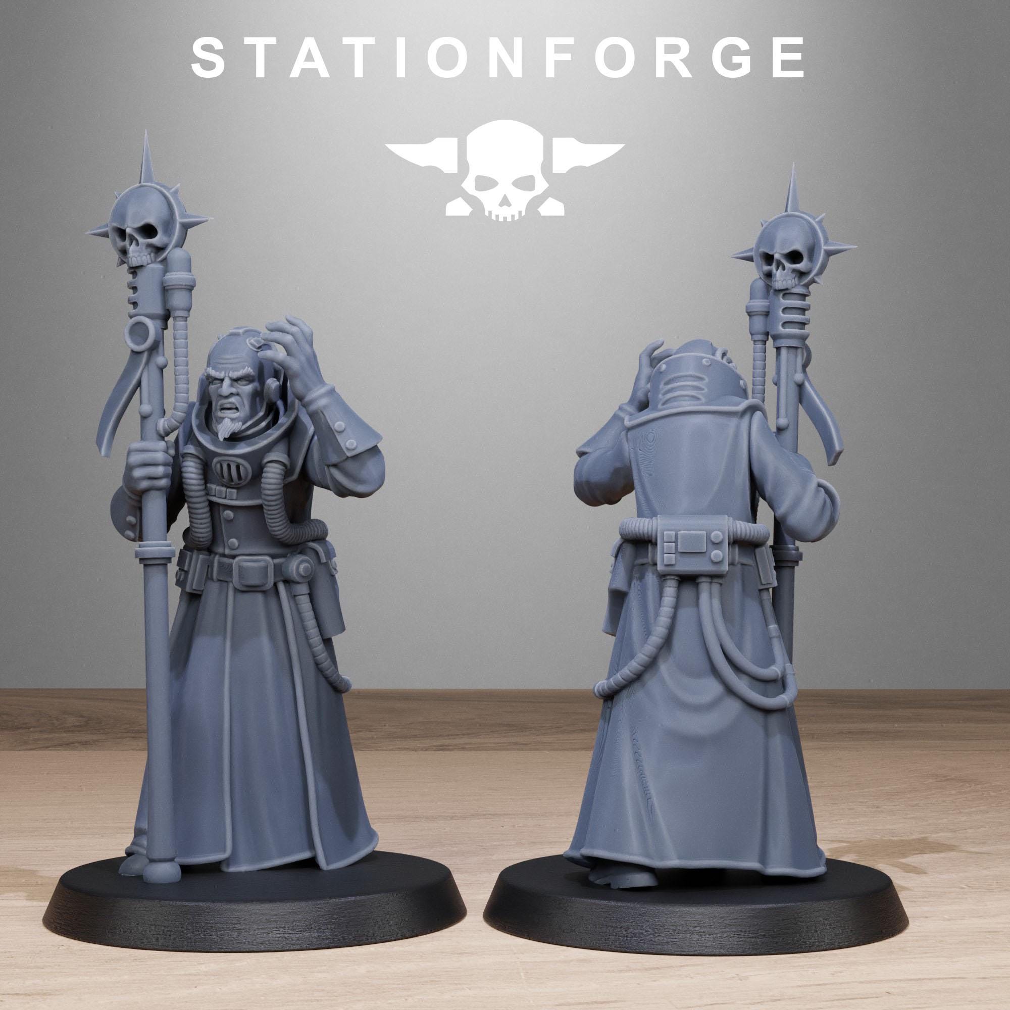 GrimCorp Seers from StationForge/10 Miniatures +Gratis Bases