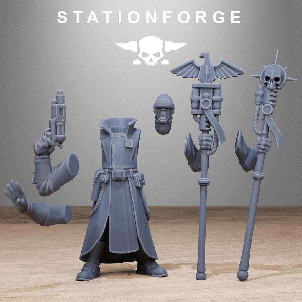 GrimCorp Seers from StationForge/10 Miniatures +Gratis Bases