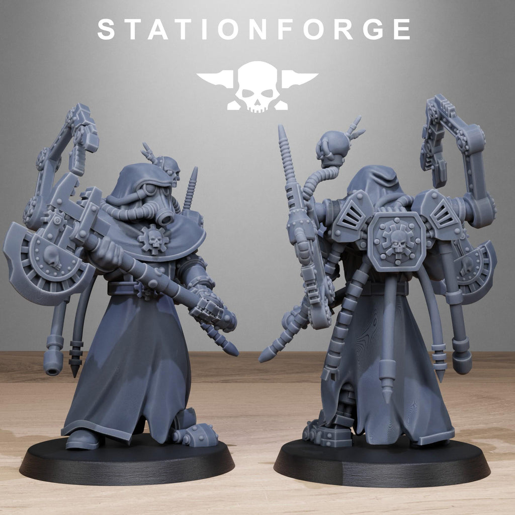 GrimGuard Tech Engineers from StationForge/10 Miniatures +Gratis Bases