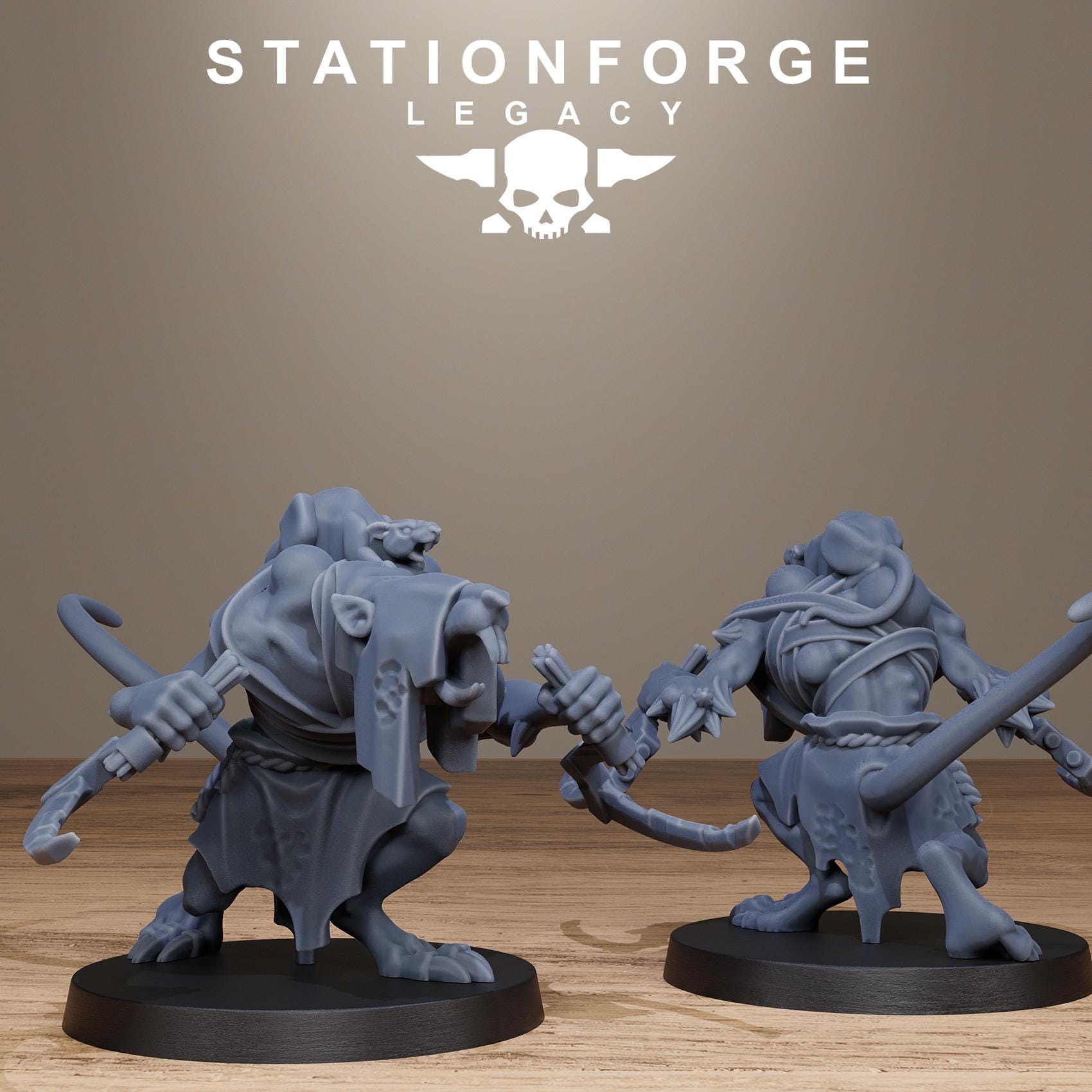 Rotfang Plague Bearers from StationForgeLegacy/10 Miniatures +Gratis Bases