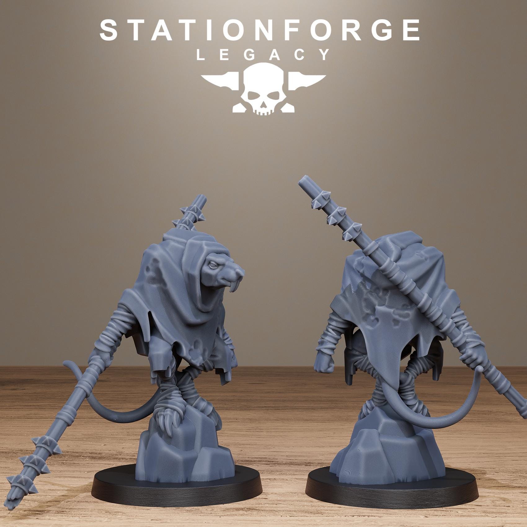 Rotfang Plague Bearers from StationForgeLegacy/10 Miniatures +Gratis Bases