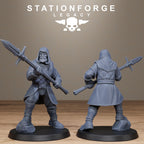 Thorncrest Hunters from StationForgeLegacy/10 Miniatures +Gratis Bases