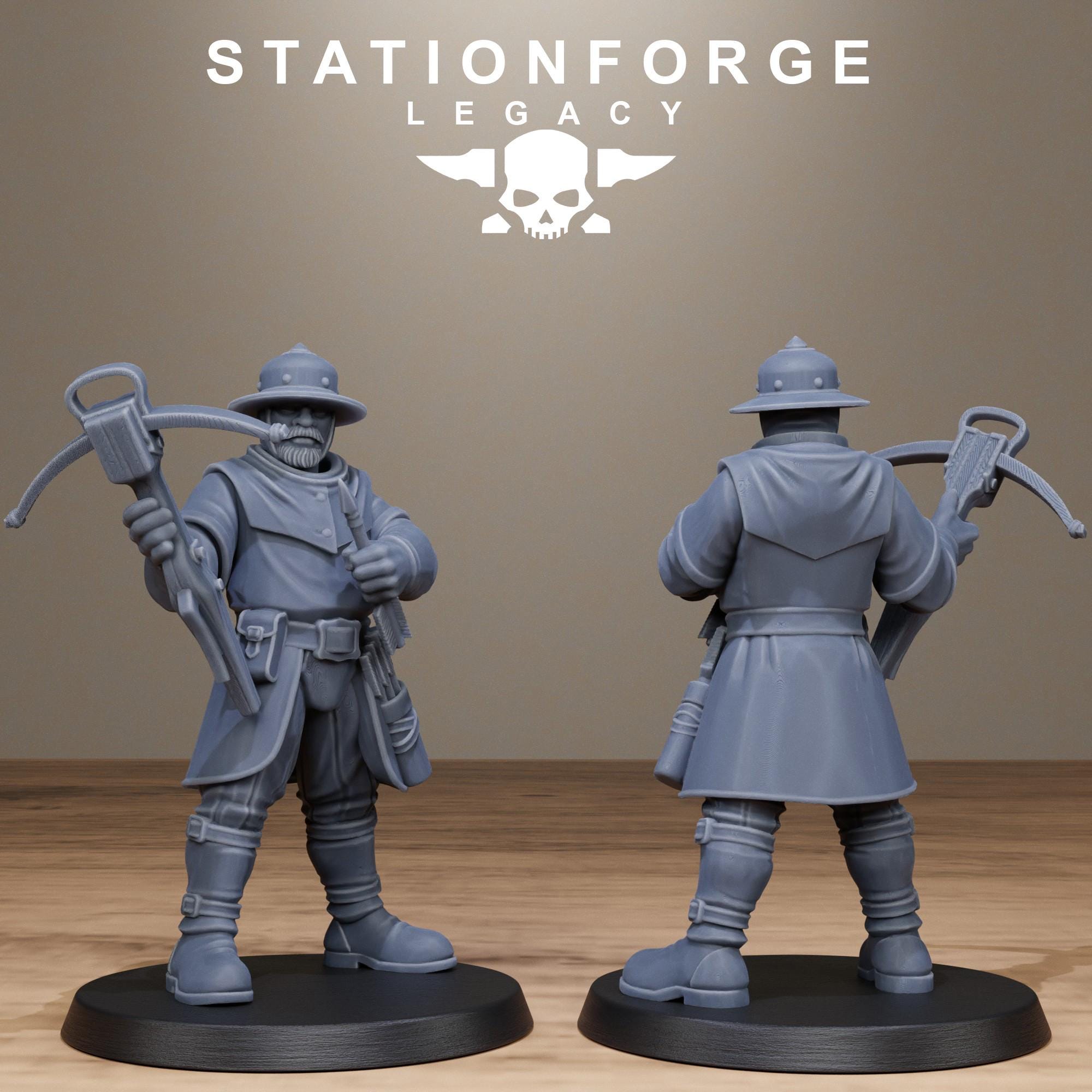Thorncrest Hunters from StationForgeLegacy/10 Miniatures +Gratis Bases