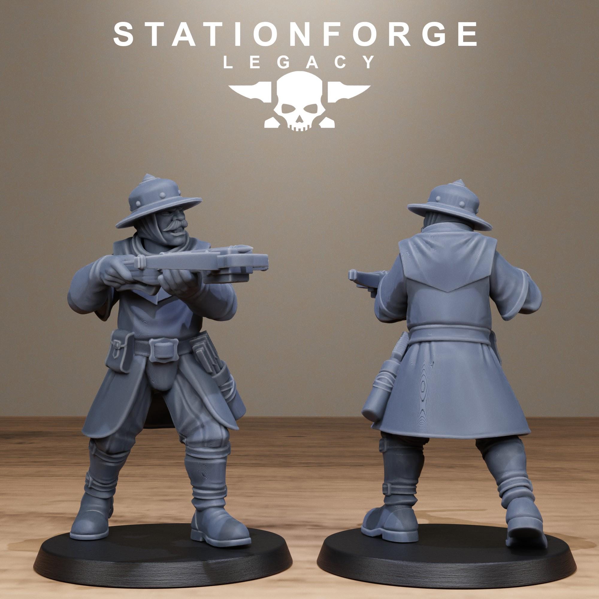 Thorncrest Hunters from StationForgeLegacy/10 Miniatures +Gratis Bases