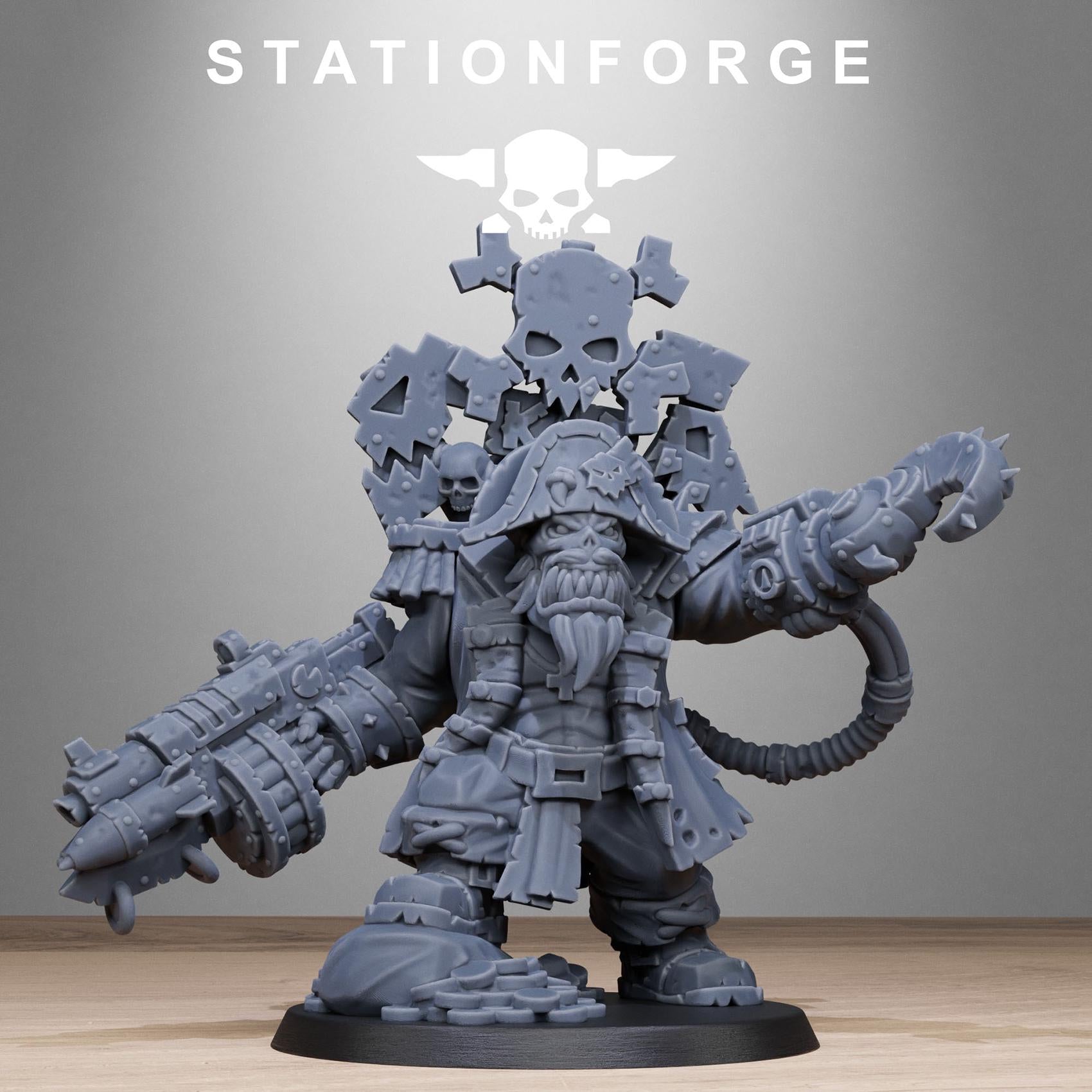 Orkaz_Pirate from StationForge/Wargame Miniature+ Gratis Base