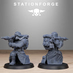 GrimGuard Rocketeers from StationForge/10 Wargame Miniatures +Gratis Bases