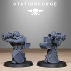 GrimGuard Rocketeers from StationForge/10 Wargame Miniatures +Gratis Bases