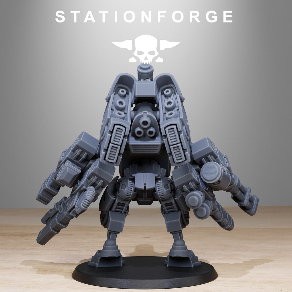 Tarion Strike Mechs Mk1 Builder Kit/full set for 3 Mechs from StationForge/Wargame Miniature+ Gratis Bases